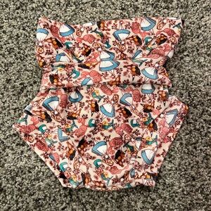 Alice in Wonderland 6-9 month bummies